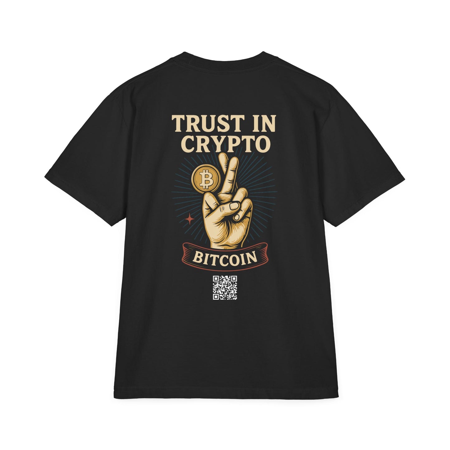 BTCgame Jackpot T-Shirt - Trust in Crypto Graphic Tee