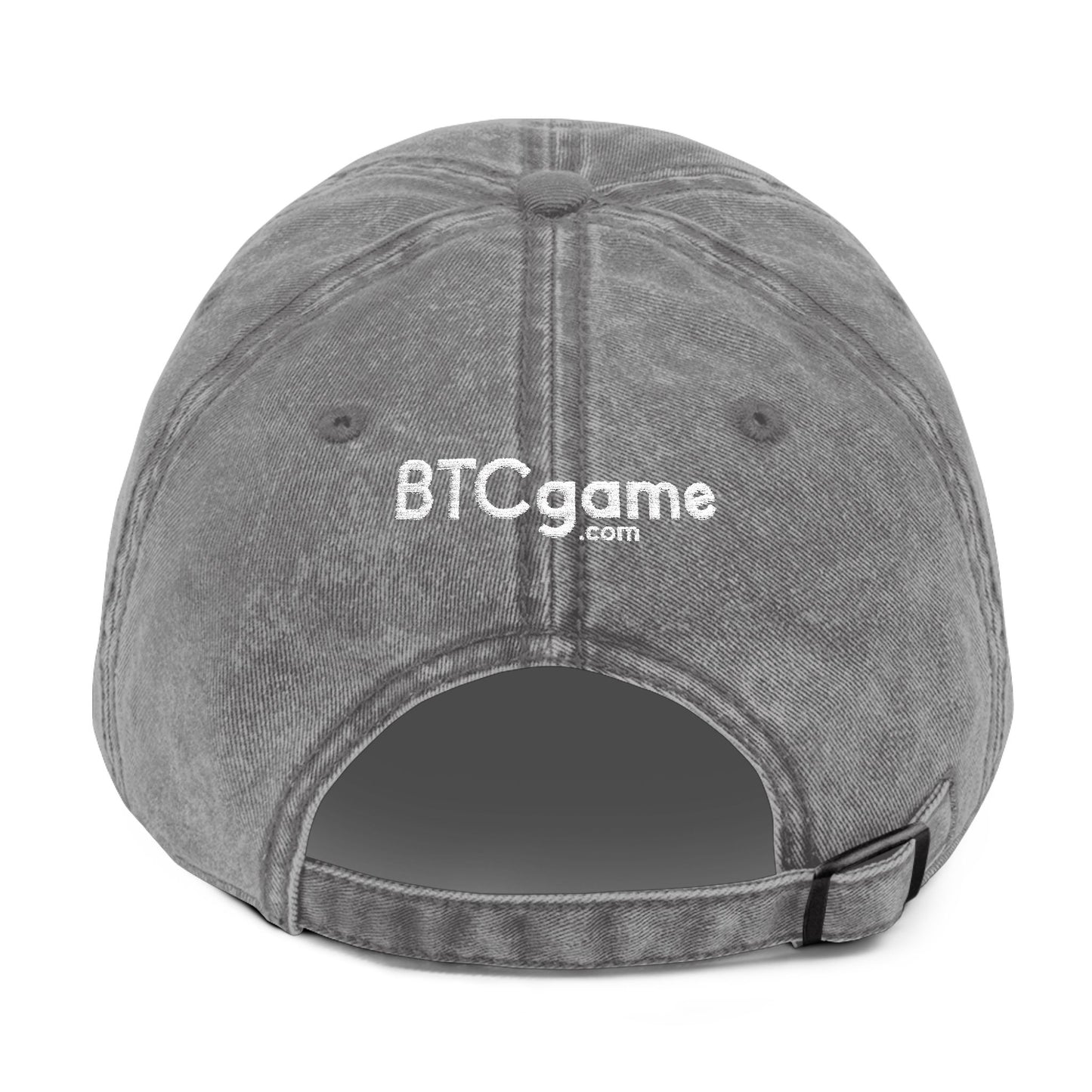 Vintage Embroidered BTCgame Cap - Fun & Trendy Hat for Casual Style