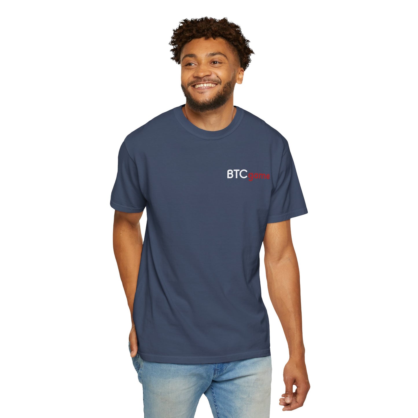 Unisex Garment-Dyed T-shirt - BTCgame Casual Tee