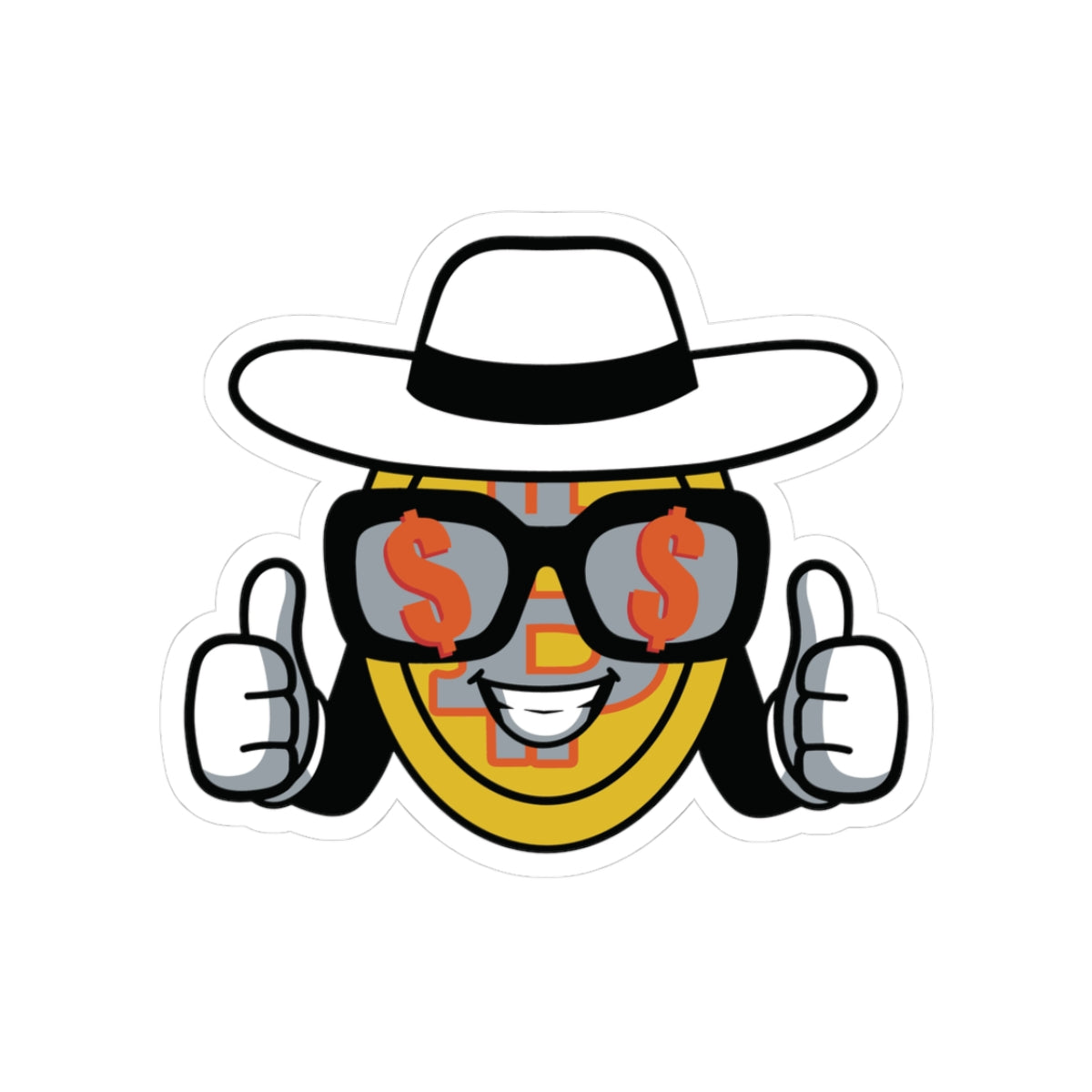 BTCgame Kiss-Cut Sticker - Perfect for Laptops & Water Bottles