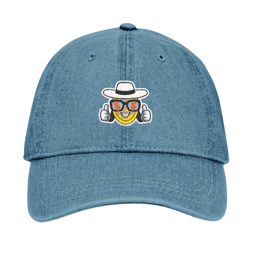 Embroidered Denim Hat