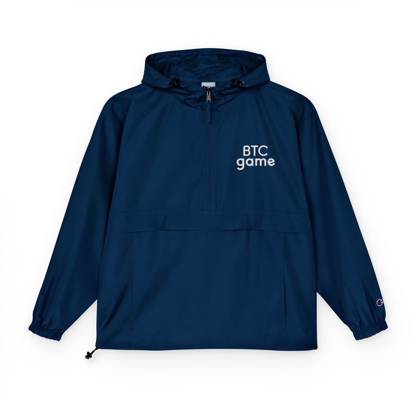 Champion® x BTCgame Packable Unisex Anorak Jacket - Lightweight & Stylish Rainwear