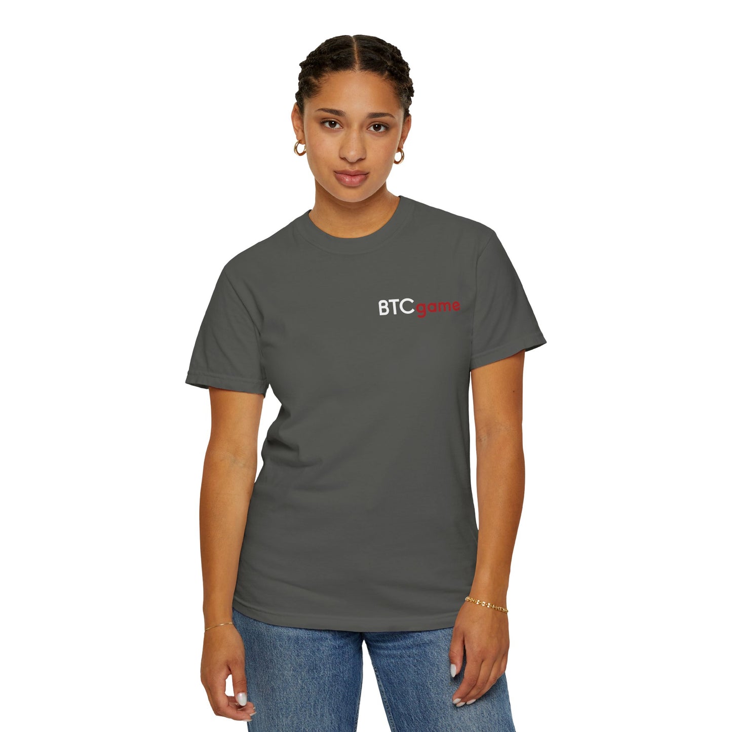 Unisex Garment-Dyed T-shirt - BTCgame Casual Tee