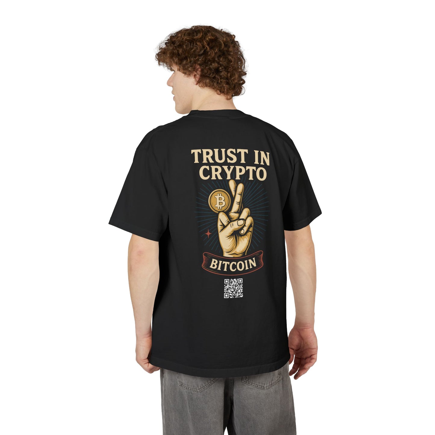 BTCgame Jackpot T-Shirt - Trust in Crypto Graphic Tee