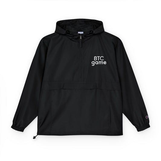 Champion® x BTCgame Packable Unisex Anorak Jacket - Lightweight & Stylish Rainwear