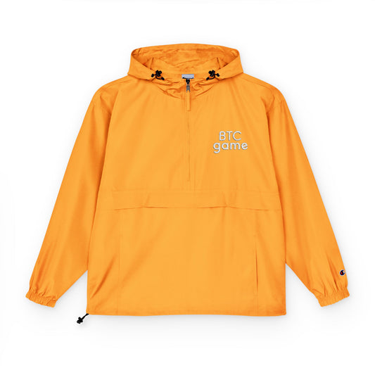 Champion® x BTCgame Packable Unisex Anorak Jacket - Lightweight & Stylish Rainwear