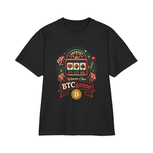 BTCgame Jackpot T-Shirt - Trust in Crypto Graphic Tee