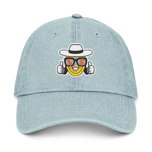 Embroidered Denim BTCgame Hat