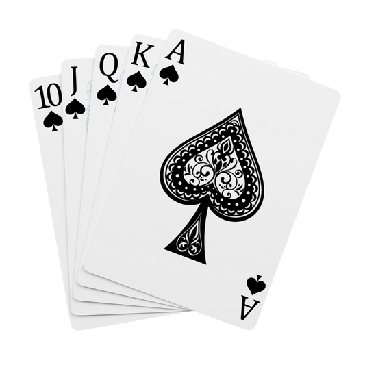 BTCgame Yellow Playing Cards